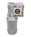 ✝️ Worm Gear Reducer 18 mm Shaft Size 84 lb Load Capacity 1-Pack 24V Variable Speed for Rotary Equipment, side view