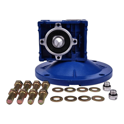 ✝️ Worm Gear Reducer 159 lb Load Capacity 1-Pack 56C Worm Gear Speed for rotary equipment with bolts and washers