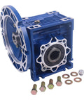 Worm Gear Reducer 646 lb Load Capacity 1-Pack 56C Worm Gear Speed, strong housing, smooth gear mesh, stable for industrial use.