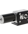 ✝️ Worm Gear Reducer 8 mm Shaft Size 1-Pack 12V Worm Gear Motor for Rotary Equipment shown in close-up with strong housing