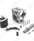 Worm Gear Reducer 53 mm Shaft Size 1-Pack Worm Gear Nema23 Stepper for Rotary Equipment and Power Transmission components