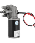 Front view of ✝️ Worm Gear Reducer 63 mm Shaft Size 87 lb Load Capacity 1-Pack Reduction Motor with wires visible
