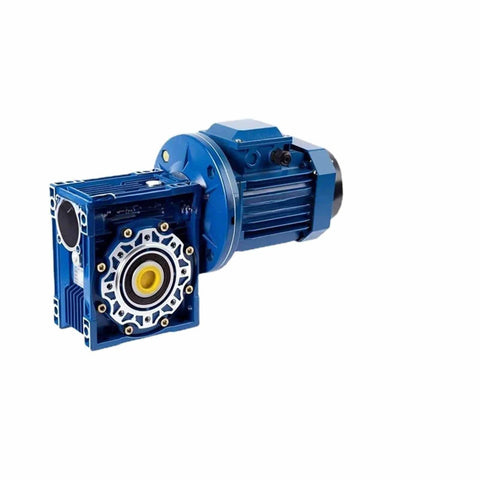 Blue Worm Gear Reducer 1-Pack Gearbox Nmrv 063 Worm for Rotary Equipment and Power Transmission