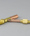 TIG Welding Torch Fitting For WP17 3/8-24UNF With Gas And Water Separate Cable Connector, Pack Of 2, SR WP17 Replacement Part