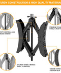 Camper Wheel Chock Stabilizer Set Upgraded Heavy Duty X Shaped RV Stabilizers with anti-rust coating, easy install design