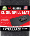 XL Oil Spill Mat For Garage Floors Premium Absorbent Oil Pad Reusable And Washable Durable With Waterproof Backing, 36x59 inches