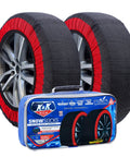 Pro Series Tire Snow Socks For Cars, SUVs And Vans Quick Install Snow Traction Device with 3D Fabric Technology in XL size