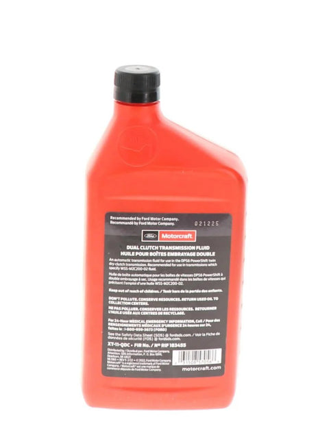 Red bottle of XT11QDC Transmission Fluid For Smooth Shifts And Top Notch Drivetrain Protection, suitable for automatic transmissions.