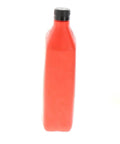 Red bottle of XT11QDC Transmission Fluid For Smooth Shifts And Top Notch Drivetrain Protection with black cap, front view.
