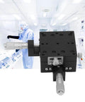 XY Linear Stage, Keenso SEMY60-AC Micrometer Manual Precision Linear Translation Stage in laboratory setting