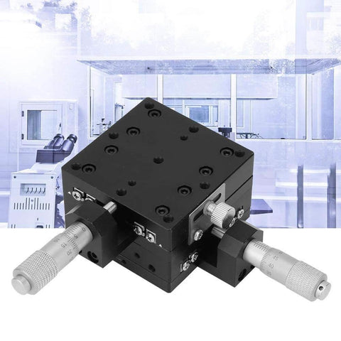 XY Linear Stage, Keenso SEMY60-AC Micrometer Manual Precision Linear Translation Stage, cross roller, CNC axis motion setup