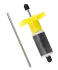 Yellow 16mm Replacement Filter Impeller Rotor Shaft Bearing Pump Rotor with visible yellow impeller and metal shaft core