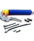 One Handed 120cc High Pressure Grease Gun for Precise Lubrication in Heavy Duty Machines, Construction Gear, Farm Equipment, DIY Projects