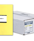 Yellow Non Latex Clean Image Paper For Cleanrooms Class 10 To 1000 11 Inches By 8.5 Inches Case Of 2500 Sheets Purus PCIY 1086C