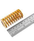 Six Pack Yellow Light Load Compression Springs For 3D Printer Molds And Die Presses 30mm Outer Diameter 60mm Free Length with ruler