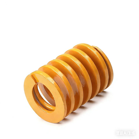 Die Springs For 3D Printers 20mm OD 10mm ID 25mm Length 65Mn Steel Spiral Compression Springs Yellow Painted 2 Pack