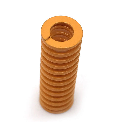 Light Load 8mm OD 20mm Long Die Spring Yellow Compression Spring Mold For Ender 3 Bed 3D Printer Replacement Pack Of 20