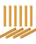 3D Printer Die Springs 8mm OD 60mm Long 20 Pack Yellow Spiral Stamping Light Load Compression Mould Die Springs