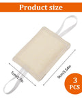 Quiet Close Door Latch Covers Cushioned Pads With Elastic Straps For Noise Reduction And Baby Safety, beige, 9x7cm, 3 pack