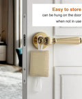 Quiet Close Door Latch Covers Cushioned Pads With Elastic Straps For Noise Reduction And Baby Safety Kid-Friendly Padded Door Silencers