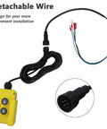 4 Wire Dump Trailer Remote Control Switch For 12V DC Hydraulic Pump Power Unit Up Down Control Double Acting Trailer Controller