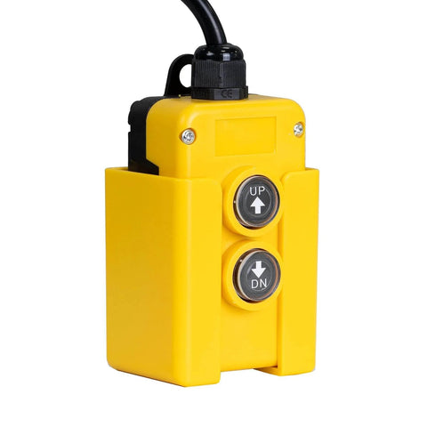 Yellow 4 Wire Dump Trailer Remote Control Switch For 12V DC Hydraulic Pump Lift Winch And Dump Bed No Fuss Install