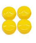 Yellow Wheel Bearing Cap Dust Cover 4 Pack M143338 For John Deere L LA LT LX D And X Series