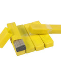 E6011 1/8 Inch Arc Welding Rod, 60 Lb Total in a 6 Pack, 10 Lb Each, smooth arc, low spatter, yellow boxes on display