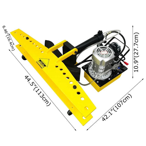 Electro Hydraulic Pipe Bender Machine For Round Tubes Up To 4.49 Inch Outer Diameter With 0.236 Inch Wall Thickness 110V