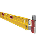 Extendable Plate Level For 6 To 10 Feet With Removable Standoffs And Extra Long Spirit Level For Quick Accurate Measurements Across Irregularities And Laths In Yellow For Tall Walls Doors And Windows Pro Grade Stabila