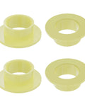 Flanged POM Sleeve Bearings 10mm ID By 12mm OD By 6mm Length With 18mm Flange Diameter Pack Of 4 Self Lubricating Oilless Bushings