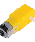 Yellow geared motor for Mecanum Wheel for Geared Motors 60mm Robot Car Wheel With Rubber Coating for Omnidirectional Movement