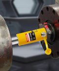 Heavy Duty 10 Ton 4 Inch Stroke Porta Power Single Acting Hydraulic Lifting Cylinder Jack for Shipbuilding Machinery and Industry with Auto Retract Yellow by Dooroom installed in machinery