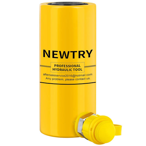 ✝️ 10 ton Hydraulic Cylinder Long Jack 4” Stroke Porta Power Ram Jack Lifting Cylinder Retract Automatically for Shipbuilding