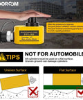 10 Ton Beefy Hydraulic Cylinder With 1.0 Inch Stroke Porta Power Ram For Heavy Lifting And Pressing, yellow finish