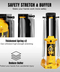 Image of Heavy Duty Toe Jack 2.5 Ton With 5 Ton Top Lift For Cars And Machinery, showing thickened springs and buffer system.