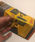 Magnetic Composite Post Level With Elastic Hands Free Loop Three Vials For Quick Plumb And Level Reads Yellow Magnetic Level Tool