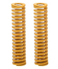 Two Pieces Yellow Extra Light Load Mold Spring For Industrial Machinery And Stamping Dies With 12mm Outer Diameter And 6mm Inner Diameter Elastic Motion Precision Equipment Components TF12x40mm