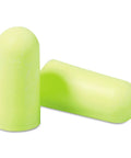 E-A-Rsoft Yellow Neons Disposable Ear Plugs Pack 200 Pairs Individually Wrapped Regular Size Uncorded With 33 dB NRR