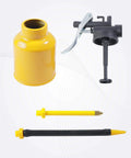 Oil Can Pump Oiler For Automotive Maintenance And Mechanical Repair A Long Flex Spout Squirt Bottle Hand Pump components displayed