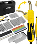 2 In 1 Plastic Welder Kit For Car Bumpers And Plastic Repairs, Fast Heat Tool With 4 Types Of Plastic Welding Staples And Welding Rods