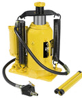 Massive 20 Ton Pneumatic Bottle Jack For Trucks And Autos With Air And Manual Pump, Adjustable Lift Heavy Duty Auto Shop Jack By Yellow Jacket