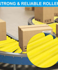 ✝️ Polyurethane Coated Conveyor Roller 2" Diameter 8" Length, Stainless Steel Transmission Replacement Part in automated system