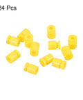 Anti Vibration Rubber Balls Set For RC Flight Controllers F4 And F7 M3x8mm Mounting, 8mm Ball Height And 6mm Outer Diameter, Yellow.