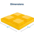 Interlocking RV Leveling Blocks With Storage Bag For Easy Camping Setup And Precise Stacking, Ten Pack, Each Block Adds One Inch Of Height