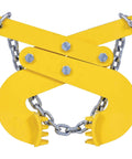 Heavy Duty Double Scissor Pallet Puller For Easy Pallet Moving, 4 Inch Jaw Opening, 5000 Lb Capacity, Built Tough Steel Construction