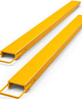 Heavy Duty Forklift Extensions 72 Inch Long And 4.5 Inch Wide Pack Of Two Pallet Fork Extenders For Forklift Trucks Steel Construction With Yellow Finish