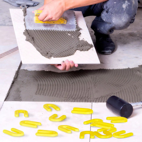 800 Pack U Shaped Tile Spacers For Leveling And Tile Alignment Plastic Structural Shims Set In Four Sizes And Color Codes