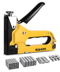 Heavy Duty 4 In 1 Upholstery Staple Gun With 4000 Staples And 1000 Pins Manual Brad Nailer for carpentry and DIY projects