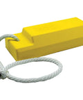 Lightweight 15 Inch Airplane Wheel Chock For Small To Mid Sized Aircraft One Tire Chock With Rope Lanyard Durable Urethane Construction Yellow AC3515 S Checkers Pro Grade Tire Chock